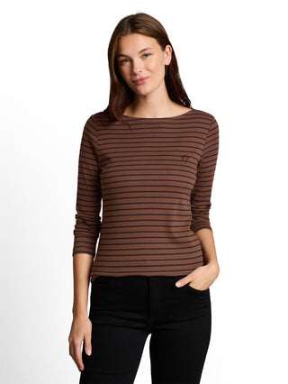 Langarmshirt mit Streifenmuster