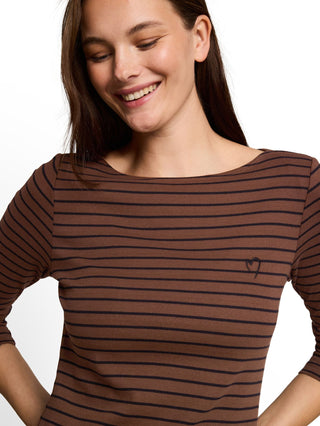 Langarmshirt mit Streifenmuster