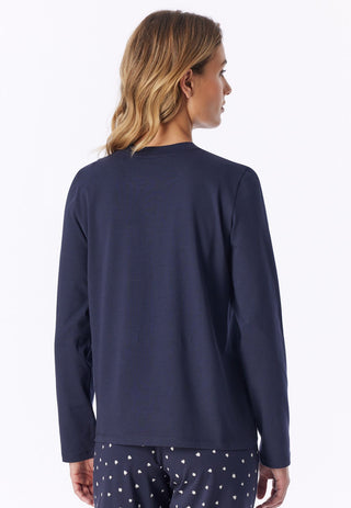 Shirt langarm Rundhals