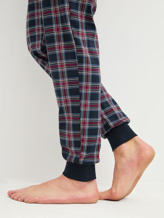 HERREN Pyjama mit Bündchen
