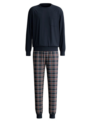 HERREN Pyjama mit Bündchen