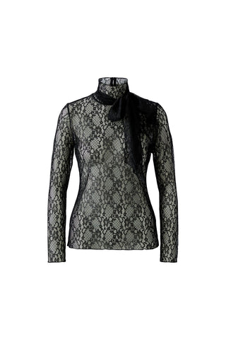 Langarmshirt Spitze