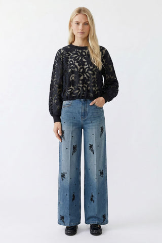 Sweatshirt Spitze