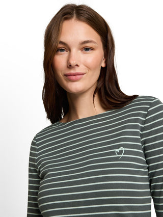 Langarmshirt mit Streifenmuster
