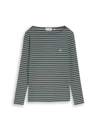 Langarmshirt mit Streifenmuster
