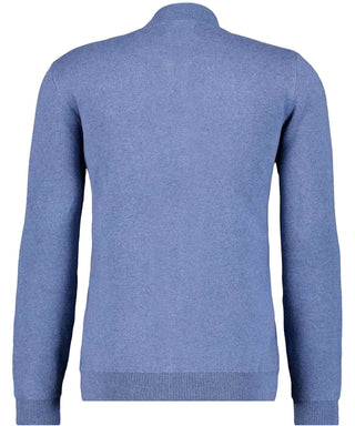 Cardigan mit Stehkragen, Baumwolle/Kaschmir