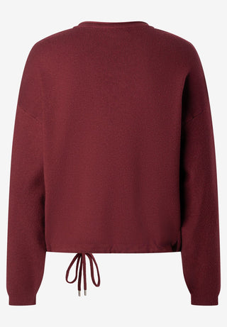 Pullover mit Tunnelzug am Saum