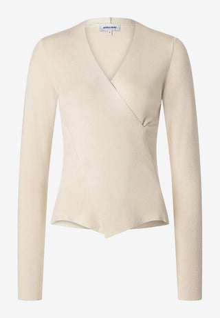 Pullover mit Wickeloptik