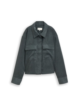 Regular Fit Cordjacke mit Brusttaschen