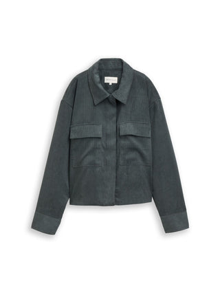 Regular Fit Cordjacke mit Brusttaschen