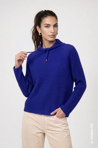 Pullover mit Rippenstruktur