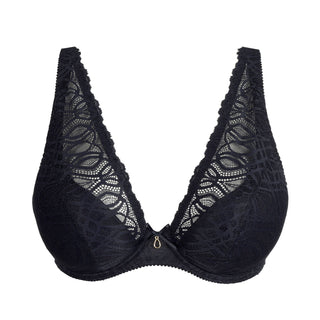 SALERNO midnight blue halb unterlegter BH tiefdek.