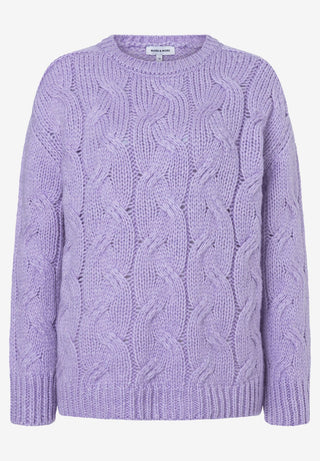 Pullover mit Zopfmuster