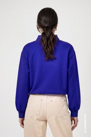 Sweatshirt mit Schmuckdetail