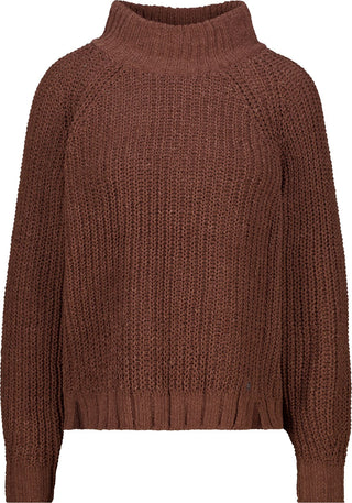Strickpullover mit Stehkragen