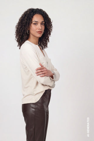 Shirtbluse mit Strasssteinen