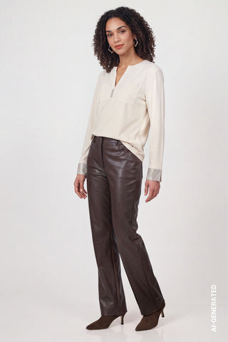 Shirtbluse mit Strasssteinen