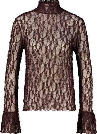 Langarmshirt aus Spitze