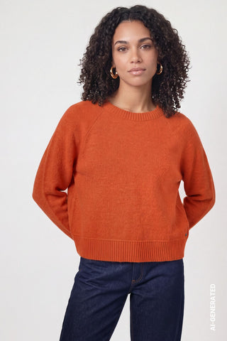 Flauschiger Strickpullover
