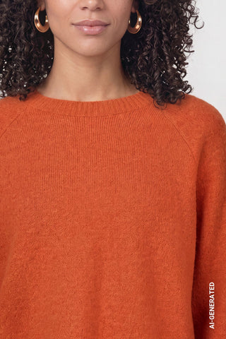 Flauschiger Strickpullover