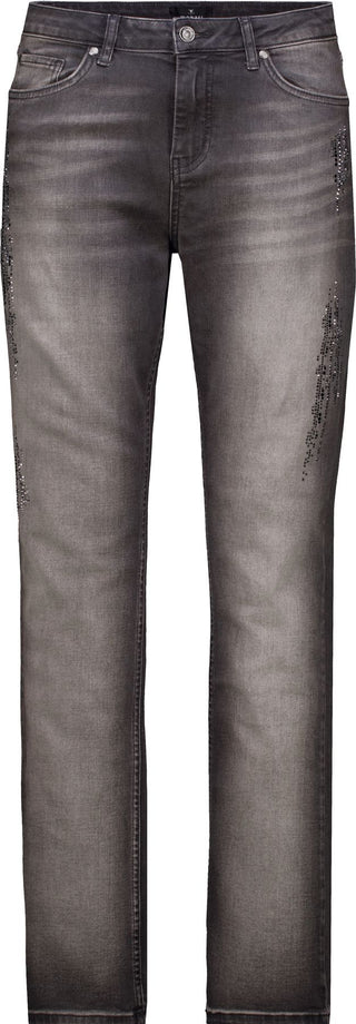 Jeans mit Strassakzenten