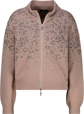 Strickjacke mit Strass