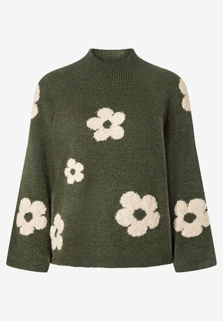 Pullover mit Blumen