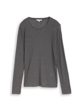 Slim Fit Langarmshirt mit Wollanteil