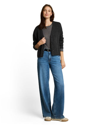 Slim Fit Langarmshirt mit Wollanteil