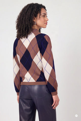 Strickpullover mit Rauten-Muster