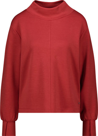 Sweatshirt mit Stehkragen von Monari in Gelb – Shirt für Damen – Ansicht 6