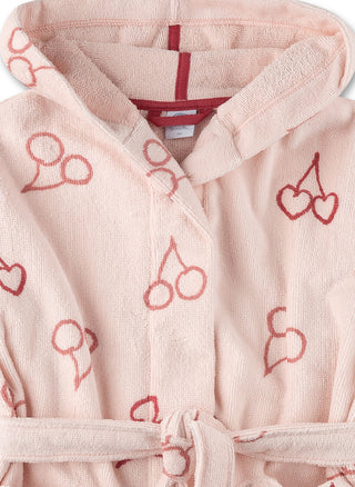 Bademantel/Morningcoat von Sanetta in Rosa – Bademantel für Kinder – Ansicht 3