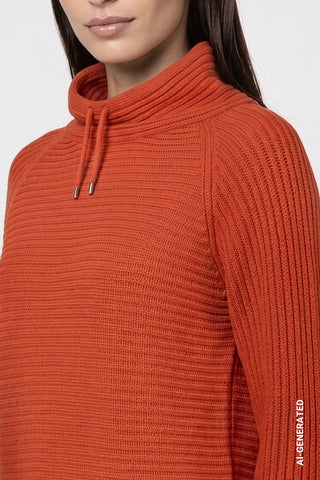 Pullover mit Rippenstruktur