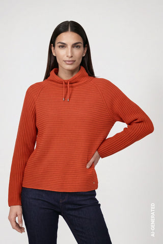 Pullover mit Rippenstruktur