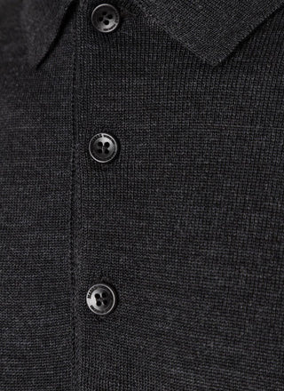 Pullover Polokragen Knopf 1/1 Arm